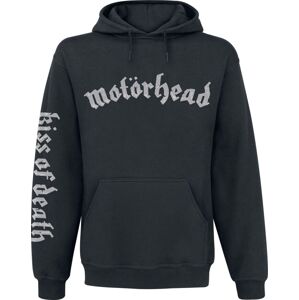 Motörhead Kiss Of Death Bullet Circle V2 Mikina s kapucí černá