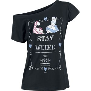 Alice in Wonderland Stay Weird Dámské tričko černá