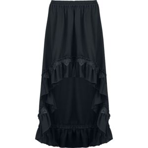 Sinister Gothic Gotická sukně s asymetrickým lemem Sukně černá