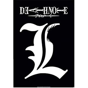 Death Note L - Symbol plakát vícebarevný