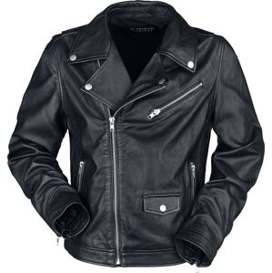 My Chemical Romance NJ Cross Leather Moto Jacket kožená bunda černá