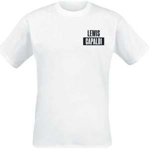Lewis Capaldi PP Logo Tričko bílá