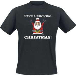 Have A Rocking Christmas! tricko černá