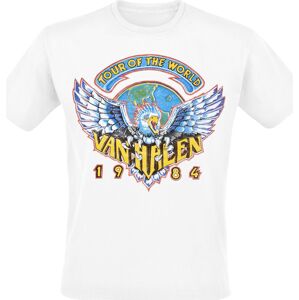 Van Halen Tour Of The World '84 Tričko bílá