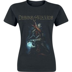 Demons & Wizards Wizard dívcí tricko černá
