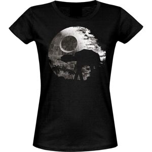 Star Wars AT-AT - Death Star Dámské tričko černá