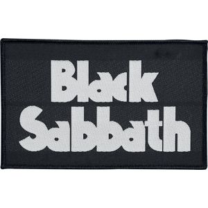 Black Sabbath Black Sabbath Logo nášivka cerná/bílá