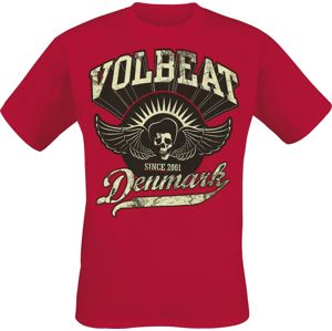 Volbeat Rise from Denmark tricko červená