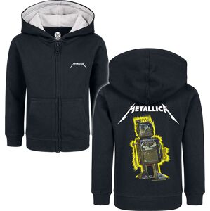 Metallica Metal-Kids - Robot Blast detská mikina s kapucí na zip černá