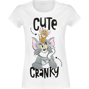 Tom And Jerry Cute And Cranky Dámské tričko bílá