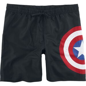 Captain America Shield Pánské plavky černá