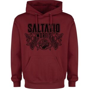 Saltatio Mortis Viking Logo Mikina s kapucí červená