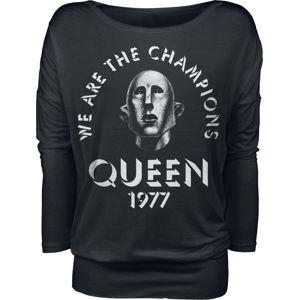 Queen Champions dívcí triko s dlouhými rukávy černá