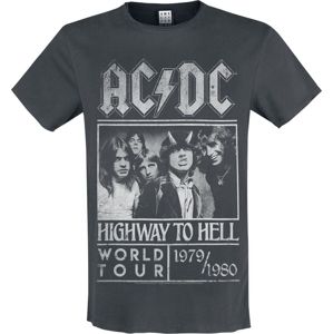 AC/DC Amplified Collection - Highway To Hell Poster tricko charcoal