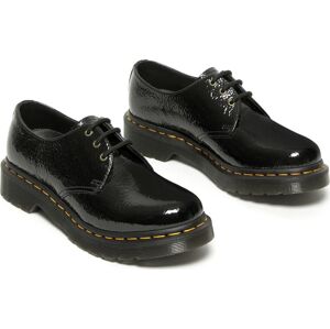 Dr. Martens 1461 - Black Distressed Patent obuv černá