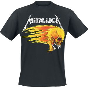 Metallica Flaming Skull Tour Tee Tričko černá