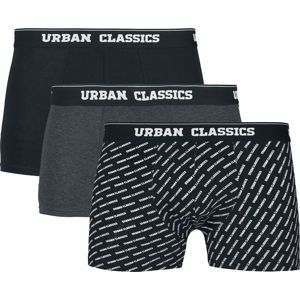 Urban Classics Balení 3 ks boxerek Boxerky bílá / černá / šedá