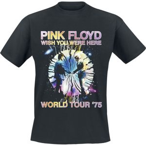 Pink Floyd World Tour 1975 tricko černá