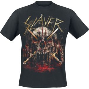 Slayer Golden Swords 3 Slashes tricko černá
