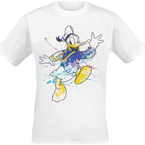 Donald Duck Splatter Tričko bílá