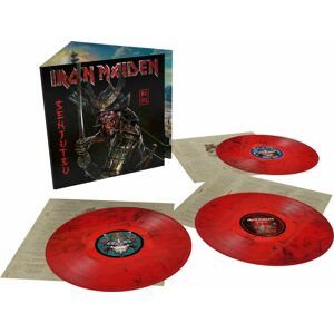Iron Maiden Senjutsu 3-LP cervená/cerná
