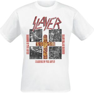 Slayer Seasons Quad With Eagle Tričko bílá