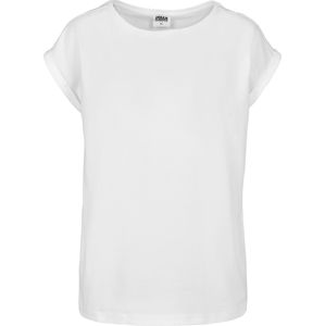 Urban Classics Dámské organické tričko s rozšířenými rameny Dámské tričko bílá