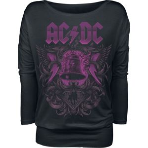 AC/DC Hell's Bells dívcí triko s dlouhými rukávy černá