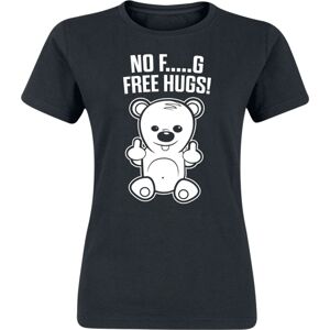 Sprüche No Free Hugs Dámské tričko černá