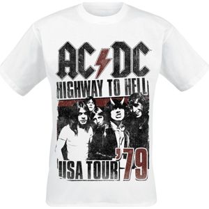 AC/DC USA Tour 1979 Tričko bílá
