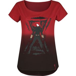 Black Widow Black Widow Dámské tričko cerná/cervená