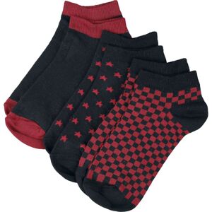 RED by EMP Balení 3 párů ponožek Ponožky černá