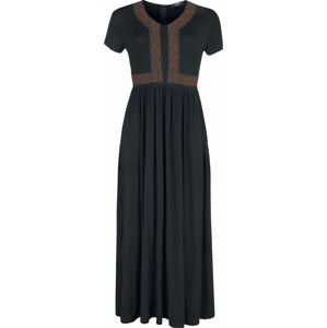 Black Premium by EMP Dlouhé šaty s lemem s keltským uzlem Šaty černá