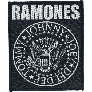 Ramones Classic Seal nášivka cerná/bílá