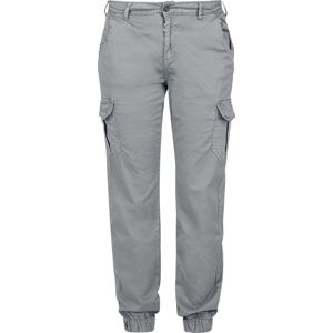 Urban Classics Dámské kapsáče s vysokým pasem Cargo kalhoty šedá