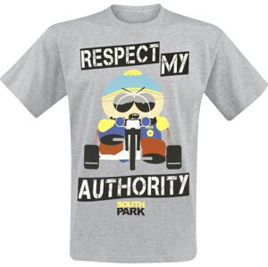 South Park Respect My Authority Tričko šedá