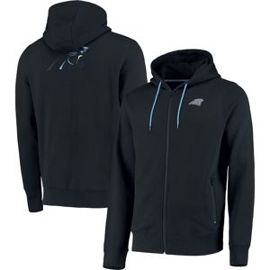 NFL Carolina Panthers Mikina s kapucí na zip černá