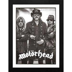 Motörhead Group Black and White Zarámovaný obraz standard