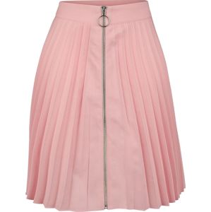 Banned Alternative Skládaná sukně Urban Vamp sukne světle růžová