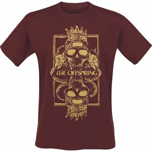 The Offspring Skull Crown Tričko burgundská červeň