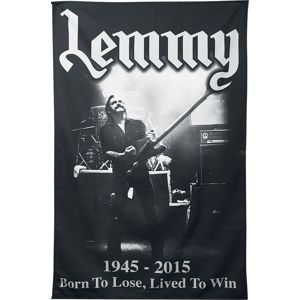 Motörhead Lemmy - Lived To Win Textilní plakát vícebarevný