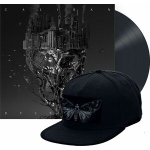 Caliban Dystopia LP & čepice černá