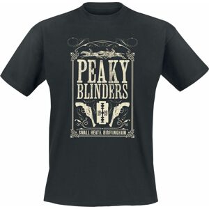 Peaky Blinders - Gangs Of Birmingham Small Heath, Birmingham Tričko černá