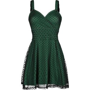 Gothicana by EMP Sweet Caroline šaty zelená
