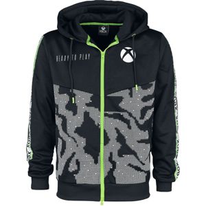Xbox Ready To Play mikina s kapucí na zip černá