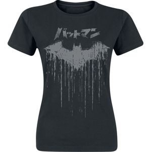 Batman Distressed Japanese Logo dívcí tricko černá