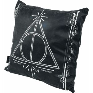Harry Potter Deathly Hallows - Relikvie smrti dekorace polštár cerná/bílá