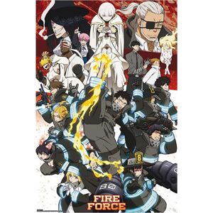 Fire Force Key Art Season 2 plakát vícebarevný