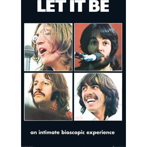 The Beatles Let it be plakát vícebarevný