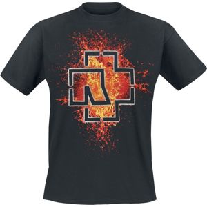 Rammstein Lava Logo Tričko černá